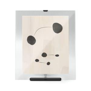 Support en résine ondulé blanc mat Serene - Product Image 5