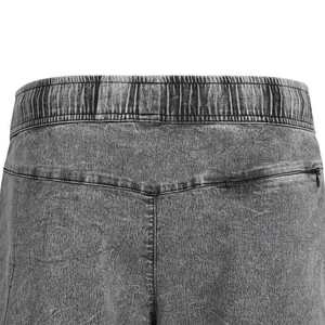 Pantalones Cortos Ligeros de Fábrica Estilo Streetwear con Efecto Desgastado por el Sol, Dobladillo Deshilachado, Felpa Francesa, Holgados y con Lavado Ácido para Hombre - Product Image 4