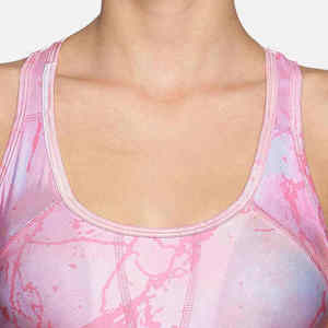 Soutien-gorge de sport pour femme, haute qualité, col profond, design OEM, couleur attrayante, sublimation, soutien-gorge de yoga sans couture, grandes tailles - Product Image 4