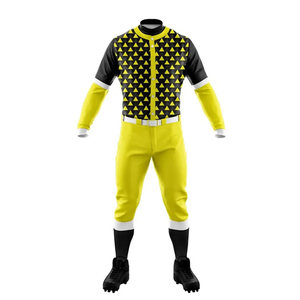 Ensemble d'uniformes de baseball sur mesure ODM/OEM de haute qualité, respirant, par sublimation, dernière conception, pour équipes, grandes tailles - Product Image 4