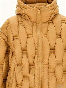 Veste d'hiver matelassée à capuche pour homme Prodigous International, coupe-vent, décontractée, fermeture éclair, couleur unie, coupe ample, grande taille, épaisse - Product Image 4