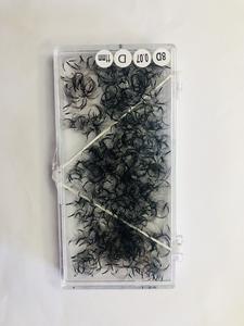 Cils synthétiques coréens faits à la main 2D 3D 4D 5D 6D, pose thermique, bouquets de cils en vrac, base fine et pointue 0,07 mm D/C personnalisable - Product Image 4