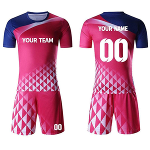 Conjunto de Camisetas de Fútbol Personalizadas con Sublimación, Secado Rápido, Cuello Redondo, Manga Corta, Unisex, Corte Atlético para Adultos - Product Image 6