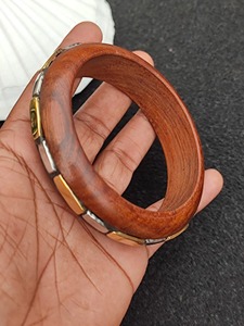 Bracelet en bois écologique et tendance pour femme, couleur naturelle, usage quotidien, ajustement infini - Product Image 3
