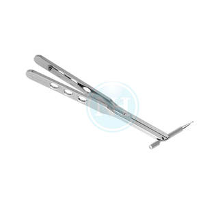 ใบมีดตัดแบบงอสำหรับการผ่าตัดแทรกเบคูเลตอยม์ ยี่ห้อไพรเวทเลเบล ทำจากสแตนเลส - Product Image 4