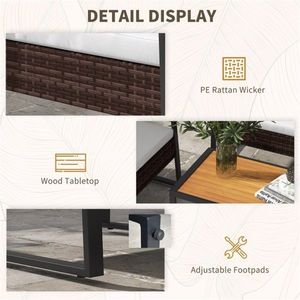 Set Divano da Esterno per Giardino, Cortile, Appartamento o Hotel - Mobili Durevoli in Corda - Product Image 6