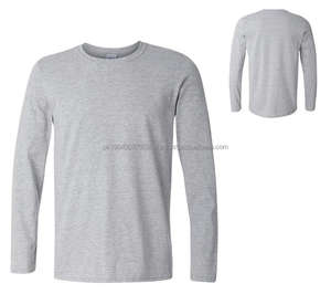 T-shirt en coton uni à manches longues de haute qualité à prix avantageux 180 g/m², sous-vêtements unisexes pour l'automne et l'hiver - Product Image 3