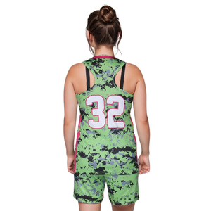 Conjunto de Uniforme de Baloncesto Femenino Sublimado Personalizado, Jersey y Pantalones Cortos de Baloncesto Femeninos de Malla Transpirable de Secado Rápido, Uniformes al por Mayor - Product Image 3