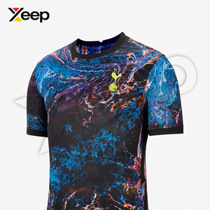 เสื้อฟุตบอลผู้ชาย XEEP รุ่นปรับแต่งได้ XC-SU-09 ระบายอากาศได้ดี แห้งเร็ว ทรงคลาสสิคเข้ารูป ผลิตจากโพลีเอสเตอร์ - Product Image 2