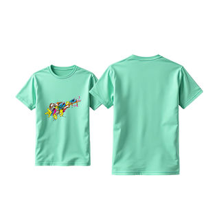 Graphic t shirts Custom <b>Logo</b> in Embroidery DTF DTG Print 100% Cotton Single Jersey Heavy Weight Thick Fabric - Product Image 4