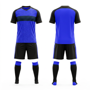 Uniforme de Fútbol para Equipo - Sublimado, Transpirable, 100% Poliéster |   Camiseta Ligera de Secado Rápido con Cuello Redondo y Manga Corta |   Unisex - Product Image 6