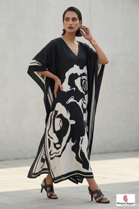 Premium Printed <b>Kaftan</b> Dress Women Loose Fit <b>Summer</b> Beach Wear Soft Fabric Stylish Design Wholesale Export Supply - Product Image 5