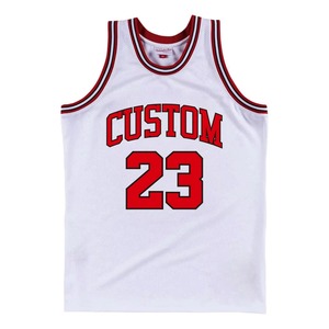 Maillot de basket-ball rouge personnalisé, noir, nom et numéro 23, imprimé par sublimation, respirant, léger, unisexe, taille adulte, maille 3D - Product Image 5