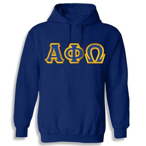 Sweat à capuche en coton noir pour sororité, vêtements grecs, doux, confortable, décontracté - Product Image 3