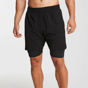 Top High Quality Eco-Friendly Custom Sweat <b>Shorts</b> <b>Men</b> Gym <b>Compression</b> Blank Athletic Wear Wholesale OEM High Street Style - Product Image 2