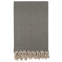Plaid personnalisé en gros pour canapé, lit, fauteuil – Couverture épaisse et chaude 100 % coton turc – Décoration de luxe pour la maison, couverture de voyage