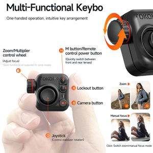 Estabilizador <span class=keywords><strong>de</strong></span> Gimbal para 3 Teléfonos TOKQI M05, Seguimiento Facial Automático, Rotación <span class=keywords><strong>de</strong></span> 360 Grados, Video Fluido, para 5.2, 3000 mAh - Product Image 4
