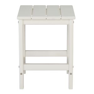 Tavolino Quadrato in HDPE Bianco a Strato Singolo 36*36*47cm per Arredamento Soggiorno - Product Image 5