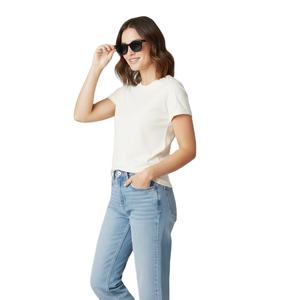 Camisetas de Algodón Blancas Lisas para Mujer a Precio de Fábrica con Nombre de Marca Personalizado y Color Personalizado - Product Image 1