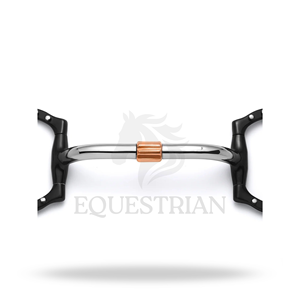 Bocado de equitación tipo snaffle con pivote de anillo en D y rodillo para críquet, equipo ecuestre - Product Image 3