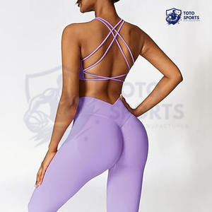 Ensemble de yoga pour femmes léger, confortable, coupe ajustée, tissu performant, séchage rapide, tendance, respirant, idéal pour la course et le fitness - Product Image 4