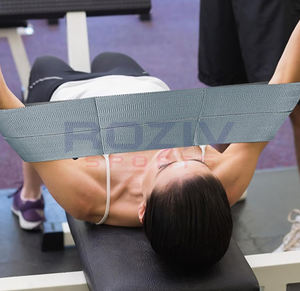 Bandes courtes de musculation unisexe pour soulevé de terre et développé couché, en nylon haute élasticité, personnalisables, vente en gros - Product Image 5