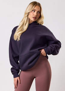 Sudadera con Capucha de Invierno de Alta Calidad con Logotipo Personalizado, para Mujer, Talla Grande, Corte Holgado, Tejido Suave, Resistente al Viento y Transpirable - Product Image 5