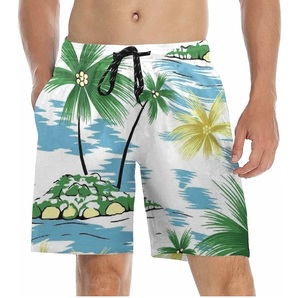 Breathable Summer Men High Street Style Swim Shorts Quick Dry Custom Solid Colors OEM Service Wholesale - Product Image 5