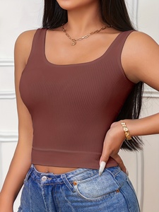 Soutien-gorge de sport sans couture pour femme, haut court de yoga, vêtements de fitness extensibles, personnalisation de marque, vente en gros, fabricant d'usine - Product Image 5