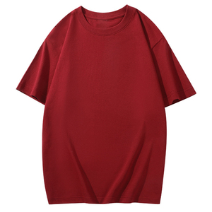 Bangladesh China Factory Price 200g Heavyweight Combed Cotton <b>T</b> <b>Shirt</b> <b>Mens</b> Round Neck Loose Fit Drop Shoulder Printable <b>T</b> <b>Shirt</b> - Product Image 3