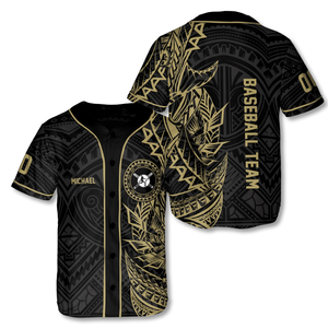 Maillot de baseball personnalisé haute performance 220260 GSM en polyester avec technologie de sublimation, respirant, séchage rapide, finition anti-odeur - Product Image 1