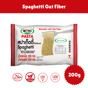 โมกิ ชิราทากิ สปาเก็ตตี้ผสมใยข้าวโอ๊ต 200 กรัม แคลอรีต่ำ ปราศจากกลูเตน พาสต้าคาร์โบไฮเดรตต่ำ ผลิตในประเทศไทย บรรจุกล่อง/ถุง - Product Image 2