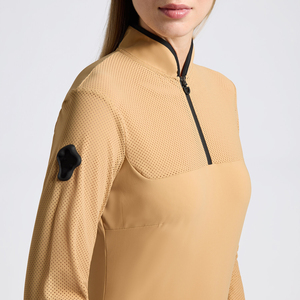 High Quality 4way Stretch Horse Riding Equestrian Shirt Top <b>Base</b> <b>Layer</b> Competition Show Shirt Polo in Soft Feel Technical Fabric - Product Image 4