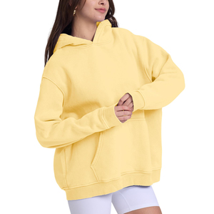 Sweat-shirt à capuche oversize vierge en molleton de coton premium, conception personnalisée, vente en gros, OEM ODM, fabricant de vêtements, sweat-shirt pour homme - Product Image 4