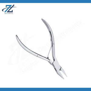 Wide Jaw Cuticle Nipper Stainless Steel Manicure <b>Set</b> Curved Blade Toenail Ingrown Cutter Professional Nail Care <b>Tool</b> Kit - Product Image 5