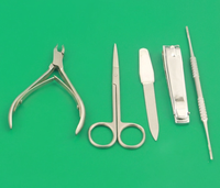 Kit d'instruments de podologie à domicile de qualité supérieure pour l'élimination des ongles incarnés, manucure et pédicure, en acier inoxydable, double extrémité, durable, neuf, certifié CE