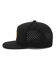 Casquette de golf personnalisée à 6 panneaux avec logo brodé, visière incurvée découpée au laser, fermeture snapback, chapeau décontracté haut de gamme pour le sport et les activités de plein air - Product Image 2