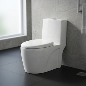 CUPC Certified One Piece Ceramic Water Closet Floor Mounted Toilet With Easy Clean Glaze For USA Market Standard - Product Image 2