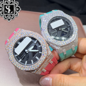 Montre de luxe carrée à quartz en acier inoxydable, style hip-hop, très demandée, étanche, pour fêtes, vente en gros - Product Image 3