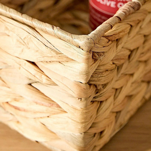 Water Hyacinth Kitchen Storage Utility <b>Basket</b> Handmade Storage <b>Basket</b> Wholesale Eco-friendly - Product Image 4