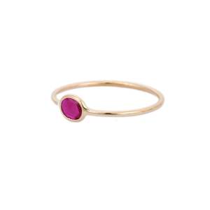10K Solid Gold Oval Ruby Wedding <b>Ring</b>-Radiant Cut Natural Stone <b>Resizable</b> - Product Image 3