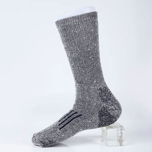 Blue Knee High Compression <b>Socks</b> Breathable Woven Anti-bacterial Spandex/Nylon/Cotton Solid Pattern Running Sports <b>Socks</b> Adults - Product Image 4