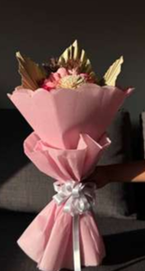 Rollo de Papel de Regalo Floral Rosa Impermeable, Papel de Artesanía para Floristería de Doble Cara, Embalaje para Ramos de Flores Artificiales - Product Image 3