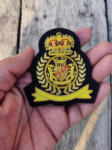 Custom Fabric Logo Badge Embroidered Badges <b>Sew</b> on Embroidery With Iron on for Clothing Woven Badges - Product Image 1