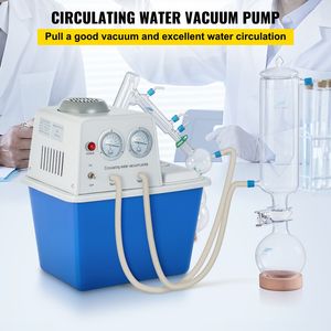 Bomba de Vacío de Circulación de Agua de Acero Inoxidable de 180W 110V Multiusos para Laboratorio, 15L, Anticorrosión, 2 Grifos de Gas para Evaporador Rotatorio - Product Image 2