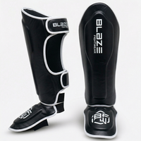 Protèges-tibias de Muay Thai avec protection des pieds et des genoux, protège-tibias légers pour le kickboxing, le MMA et tous les sports de combat debout