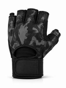 Custom Logo Unisex Leather Fitness Gloves <b>Half</b> Finger Weight Lifting Non <b>Slip</b> Breathable Gym Training Body Building Protect Hand - Product Image 2