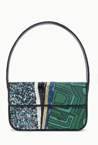 Indian Women's Bohemian Style Cotton Handmade Beaded Messenger Evening Bag Shopping <b>Light</b> Weight Eco-Friendly Large Capacity Bag - Product Image 4