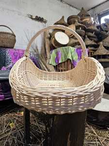 Panier de rangement en rotin tressé à la main en forme de dinosaure, organiseur de jouets pour enfants, bac de rangement mignon en forme d'animal pour chambre d'enfant, décoration de la maison - Product Image 6