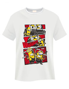 T-shirt blanc à imprimé graphique style rétro pour l'été, 100% coton, tendance, pour la plage, les loisirs en plein air, vêtements pour hommes à prix bas - Product Image 5